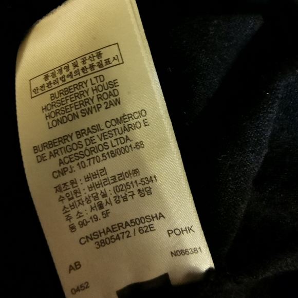 Burberry, M, Black Silk Wool Long Sleeve Sweater - Picture 6 of 6